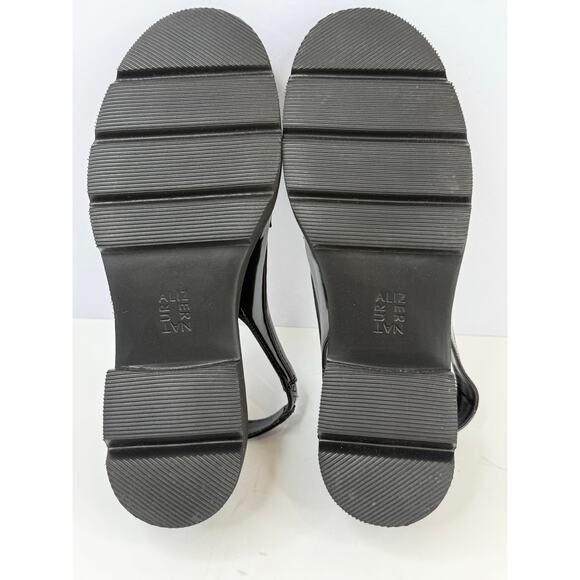 DARRY LUG SOLE SLINGBACK LOAFERS BLACK SIZE 9M NWT AND BOX - Picture 9 of 9